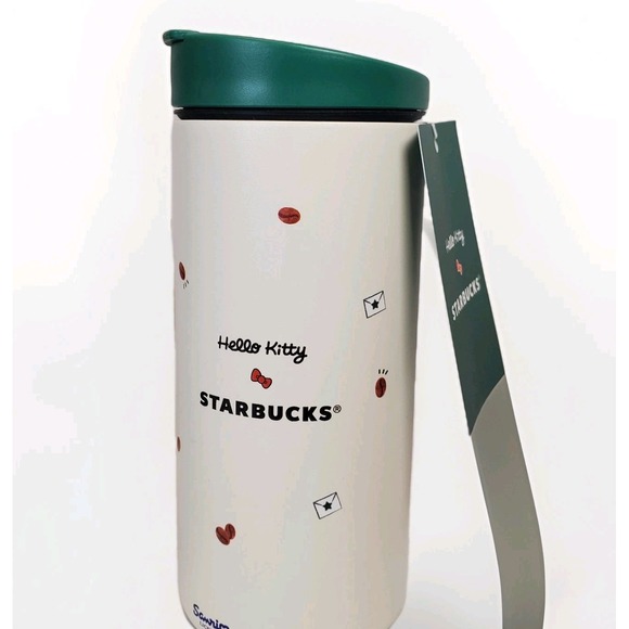 STARBUCKS HELLO KITTY STAINLESS STEEL TUMBLER 12 FL. OZ. 2025 Christmas Limited! - Picture 4 of 8